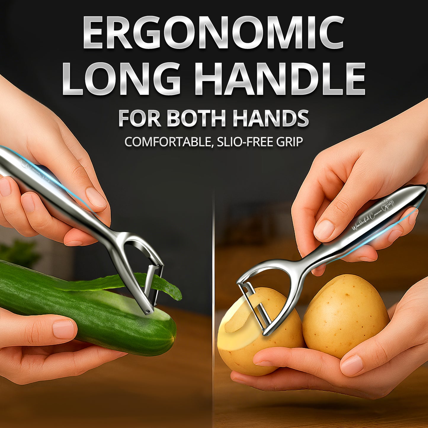 Premium Stainless Steel Vegetable Peeler