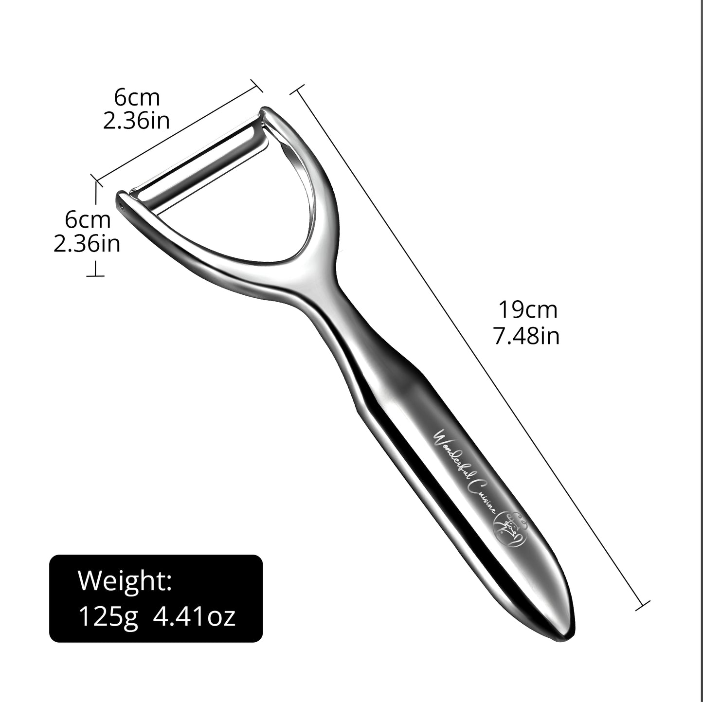 Premium Stainless Steel Vegetable Peeler